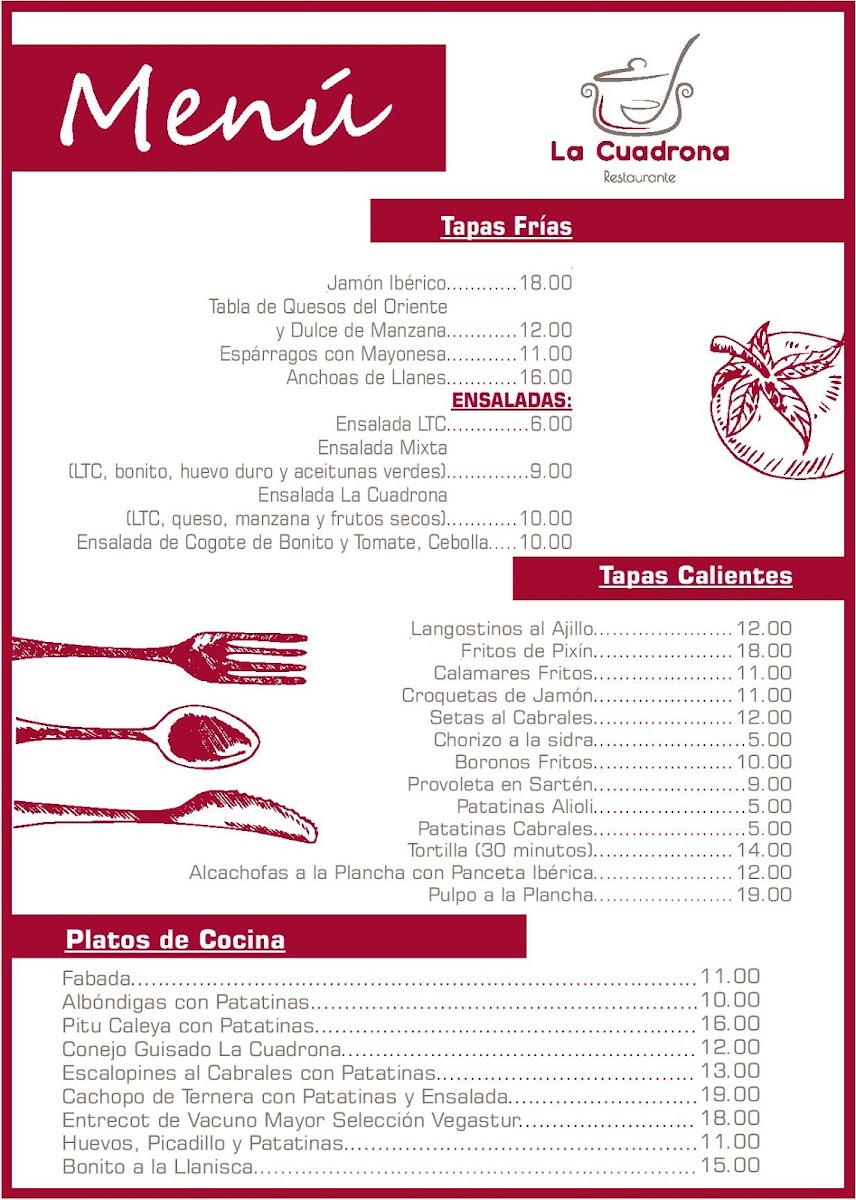 Menu Restaurante La Cuadrona-3
